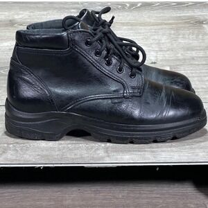 Thorogood Soft Streets Chukka Boots Men Premium Black Leather USA Made Postal